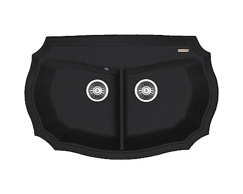 Купить Кухонная мойка Florentina Эмилия-870 20.365.F0870.302 Антрацит в магазине сантехники Santeh-Crystal.ru