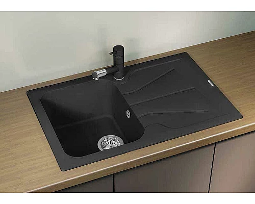 Заказать Кухонная мойка Florentina Гаттинара-780 20.255.B0780.102 Черная в магазине сантехники Santeh-Crystal.ru