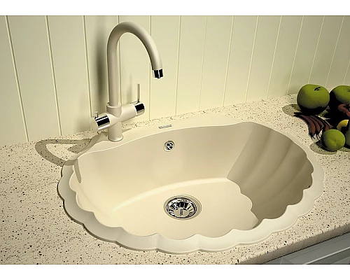 Заказать Кухонная мойка Florentina Гребешок-695 20.345.E0695.202 Шампань в магазине сантехники Santeh-Crystal.ru