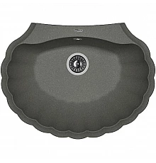 Кухонная мойка Florentina Гребешок-695 20.345.E0695.102 Черная