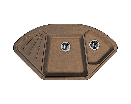Приобрести Кухонная мойка Florentina Капри-1060 20.185.J1060.303 Мокко в магазине сантехники Santeh-Crystal.ru