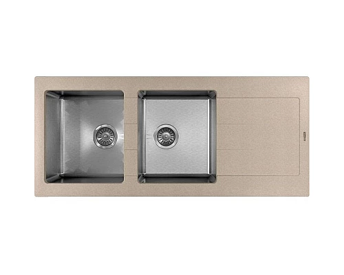 Заказать Кухонная мойка Florentina Комби-1160 21.415.E1160.107 Песочная в магазине сантехники Santeh-Crystal.ru