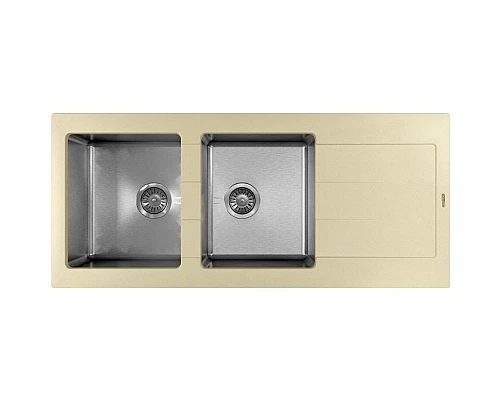 Приобрести Кухонная мойка Florentina Комби-1160 21.415.E1160.202 Шампань в магазине сантехники Santeh-Crystal.ru
