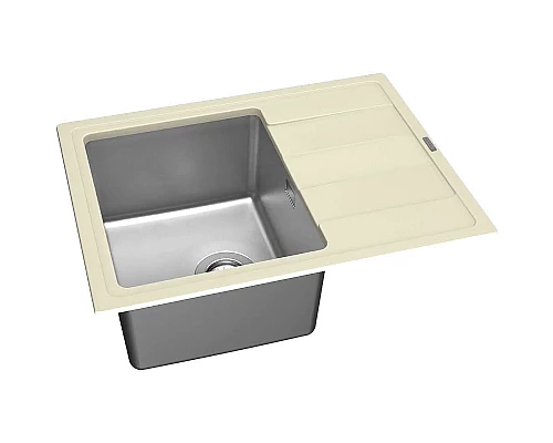 Приобрести Кухонная мойка Florentina Комби-650 21.390.B0650.202 Шампань в магазине сантехники Santeh-Crystal.ru