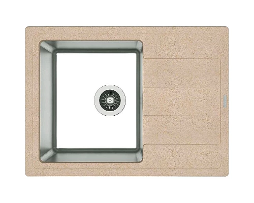 Заказать Кухонная мойка Florentina Комби-650 21.390.B0650.107 Песочная в магазине сантехники Santeh-Crystal.ru