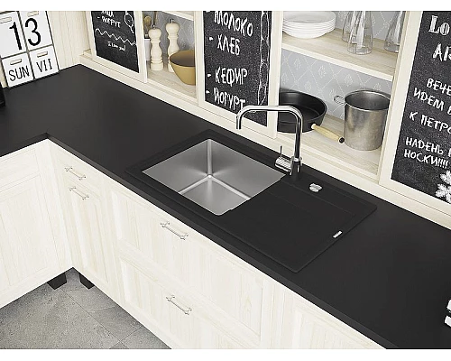 Приобрести Кухонная мойка Florentina Комби-860 21.400.D0860.202 Шампань в магазине сантехники Santeh-Crystal.ru