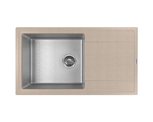 Приобрести Кухонная мойка Florentina Комби-860 21.400.D0860.107 Песочная в магазине сантехники Santeh-Crystal.ru