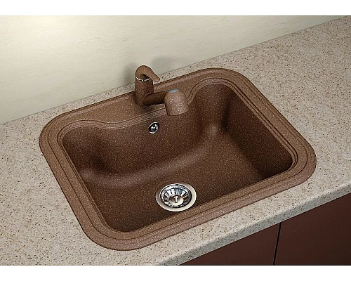 Купить Кухонная мойка Florentina Крит-630 20.110.D0630.105 Коричневая в магазине сантехники Santeh-Crystal.ru