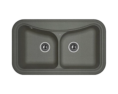 Купить Кухонная мойка Florentina Крит-860 20.115.E0860.102 Черная в магазине сантехники Santeh-Crystal.ru