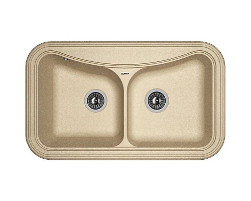Приобрести Кухонная мойка Florentina Крит-860 20.115.E0860.104 Бежевая в магазине сантехники Santeh-Crystal.ru