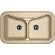 Приобрести Кухонная мойка Florentina Крит-860 20.115.E0860.104 Бежевая в магазине сантехники Santeh-Crystal.ru
