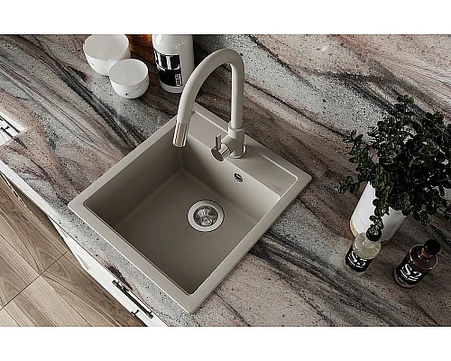 Заказать Кухонная мойка Florentina Липси-460 20.280.B0460.107 Песочная в магазине сантехники Santeh-Crystal.ru