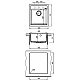 Заказать Кухонная мойка Florentina Липси-460 20.280.B0460.107 Песочная в магазине сантехники Santeh-Crystal.ru