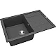 Купить Кухонная мойка Florentina Липси-760 20.160.D0760.102 Черная в магазине сантехники Santeh-Crystal.ru