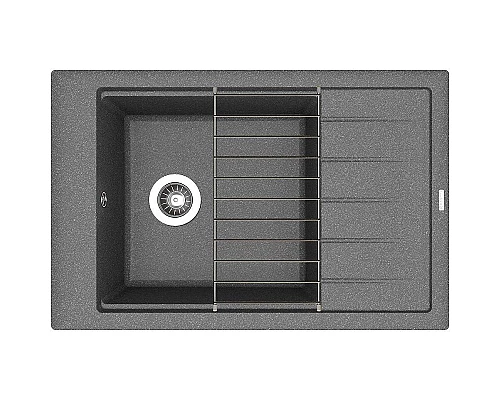 Купить Кухонная мойка Florentina Липси-780Р 20.275.D0780.102 Черная в магазине сантехники Santeh-Crystal.ru