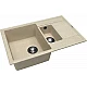 Заказать Кухонная мойка Florentina Липси-780К 20.250.D0780.104 Бежевая в магазине сантехники Santeh-Crystal.ru