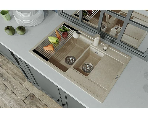 Купить Кухонная мойка Florentina Липси-780К 20.250.D0780.201 Жасмин в магазине сантехники Santeh-Crystal.ru