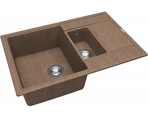 Купить Кухонная мойка Florentina Липси-780К 20.250.D0780.105 Коричневая в магазине сантехники Santeh-Crystal.ru