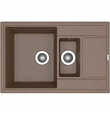 Кухонная мойка Florentina Липси-780К 20.250.D0780.303 Мокко
