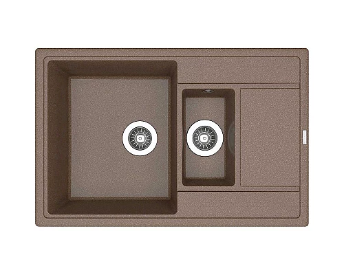 Заказать Кухонная мойка Florentina Липси-780К 20.250.D0780.303 Мокко в магазине сантехники Santeh-Crystal.ru