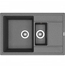 Кухонная мойка Florentina Липси-780К 20.250.D0780.102 Черная