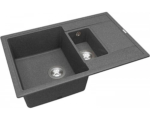Заказать Кухонная мойка Florentina Липси-780К 20.250.D0780.102 Черная в магазине сантехники Santeh-Crystal.ru
