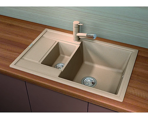 Купить Кухонная мойка Florentina Липси-780К 20.250.D0780.202 Шампань в магазине сантехники Santeh-Crystal.ru