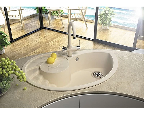 Приобрести Кухонная мойка Florentina Наутилус-820 20.350.E0820.201 Жасмин в магазине сантехники Santeh-Crystal.ru