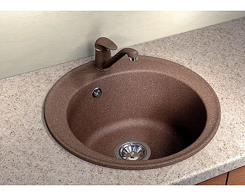 Заказать Кухонная мойка Florentina Никосия-510 20.135.B0510.306 Капучино в магазине сантехники Santeh-Crystal.ru