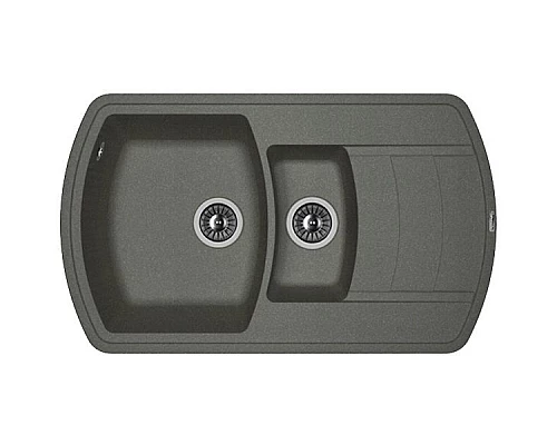 Приобрести Кухонная мойка Florentina Нире-860К 20.205.D0860.102 Черная в магазине сантехники Santeh-Crystal.ru