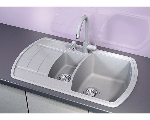 Купить Кухонная мойка Florentina Нире-860К 20.205.D0860.306 Капучино в магазине сантехники Santeh-Crystal.ru
