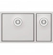 Кухонная мойка Florentina Оптима-740 OHM.460/220.400.В.20.S.10 Нержавеющая сталь сатинированная