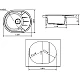 Приобрести Кухонная мойка Florentina Родос-620 20.245.B0620.201 Жасмин в магазине сантехники Santeh-Crystal.ru