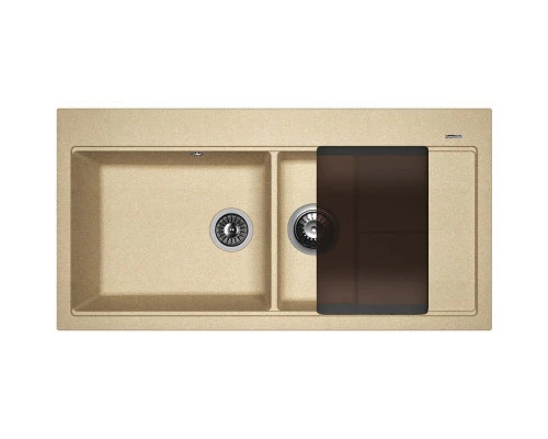Заказать Кухонная мойка Florentina Россана-1000 20.335.E1000.104 Бежевая в магазине сантехники Santeh-Crystal.ru