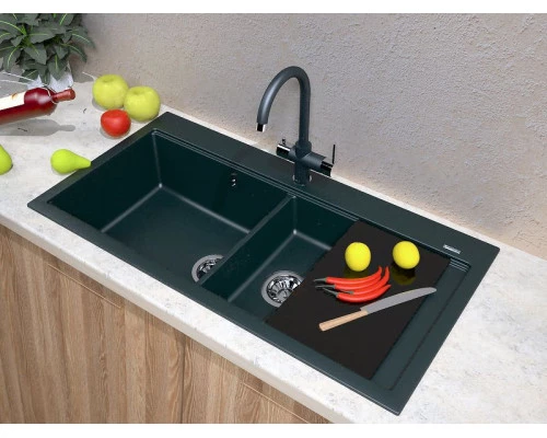 Заказать Кухонная мойка Florentina Россана-1000 20.335.E1000.104 Бежевая в магазине сантехники Santeh-Crystal.ru