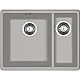 Купить Кухонная мойка Florentina Вега-335/160 22.325.D0510.305 Грей в магазине сантехники Santeh-Crystal.ru