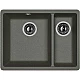 Купить Кухонная мойка Florentina Вега-335/160 22.325.D0510.102 Черная в магазине сантехники Santeh-Crystal.ru