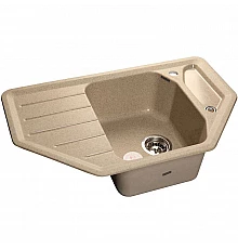 Кухонная мойка GranFest Corner GF-C800E Песочная