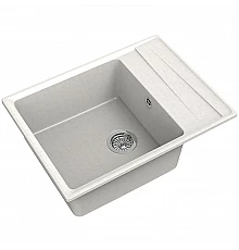 Кухонная мойка GranFest Level GF-LV-660L Белая