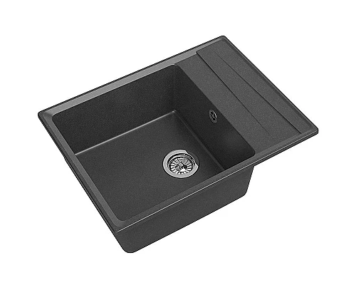 Приобрести Кухонная мойка GranFest Level GF-LV-660L Графит в магазине сантехники Santeh-Crystal.ru