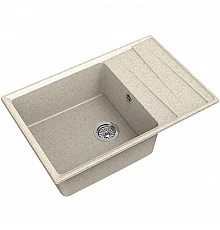 Кухонная мойка GranFest Level GF-LV-760L Бежевая