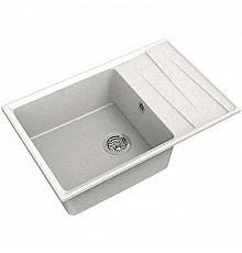 Кухонная мойка GranFest Level GF-LV-760L Белая