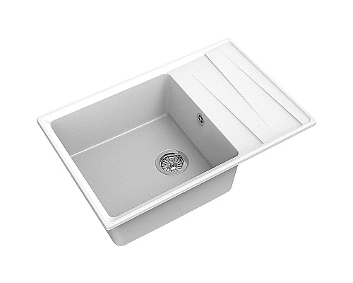 Заказать Кухонная мойка GranFest Level GF-LV-760L Иней в магазине сантехники Santeh-Crystal.ru