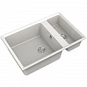 Кухонная мойка GranFest Level GF-LV-760K Белая Кухонная мойка GranFest Level GF-LV-760K Белая