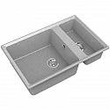 Кухонная мойка GranFest Level GF-LV-760K Серая Кухонная мойка GranFest Level GF-LV-760K Серая