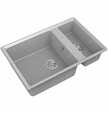 Кухонная мойка GranFest Level GF-LV-760K Серая