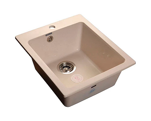 Приобрести Кухонная мойка GranFest Practic GF-P505 Белая в магазине сантехники Santeh-Crystal.ru