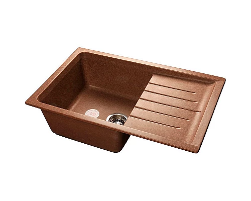 Заказать Кухонная мойка GranFest Practic GF-P760L Терракот в магазине сантехники Santeh-Crystal.ru