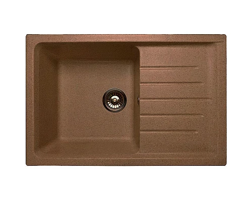 Заказать Кухонная мойка GranFest Practic GF-P760L Терракот в магазине сантехники Santeh-Crystal.ru