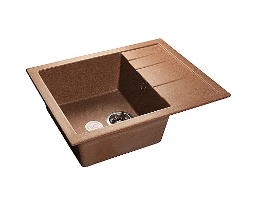 Заказать Кухонная мойка GranFest Quadro GF-Q650L Терракот в магазине сантехники Santeh-Crystal.ru